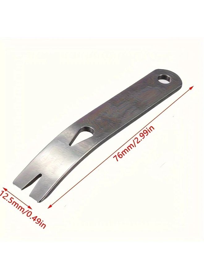 2pcs Mini EDC Survival Tools Pocket Crowbar for Camping Hiking Multi Use Pry Bar - Image 4