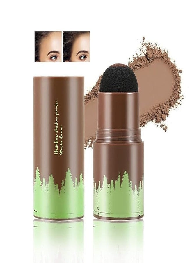Glenoxzone Hair Root Touch Up Powder Stick, Waterproof Hair Shadow Pen with Sponge Applicator, Grey Coverage (Brown) - Image 3
