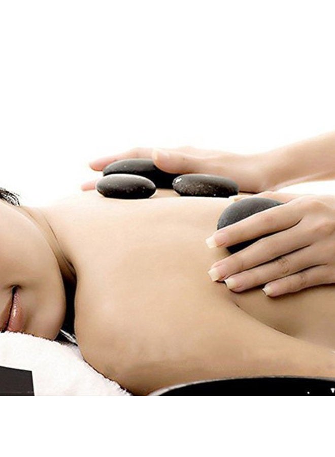 Zabrina e-zabrina 4 Pcs Large Massage Stone Large Hot Basalt Stone Large Hot Stone Massage Hot Rock Massage Stones Hot Rocks Stones 2.75 In 3.54 In [Use in Palm Soles or Back] - Image 5
