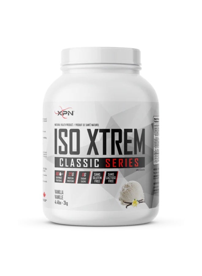 XPN ISO Xtrem Vanilla 2kg (4.4 lb) – Gluten Free & Lactose Free Whey Protein Isolate for Muscle Growth and Recovery - Image 1