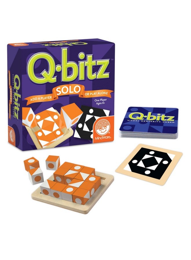 Mindware Q-bitz Solo: Orange Game - Image 1