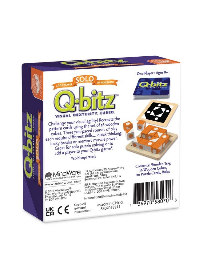 Mindware Q-bitz Solo: Orange Game - Image 5