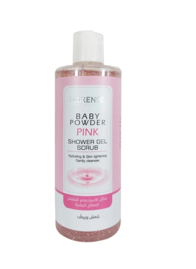 Florence Baby Powder Pink Shower Gel Scrub 500 ML 