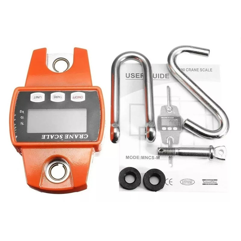 Digital Scale 300kg 660lb Digital LCD Hanging Scale Small Industrial Crane Scale Heavy LCD Portable - Image 2