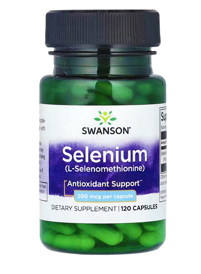 سوانسون سيلينيوم ، 200 مكجم ، 120 كبسولة