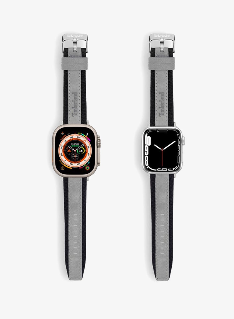 Timberland Arnett Black & Grey ReBOTL Unisex Universal Watch Strap 22mm - TDOUS0001706 - Image 4