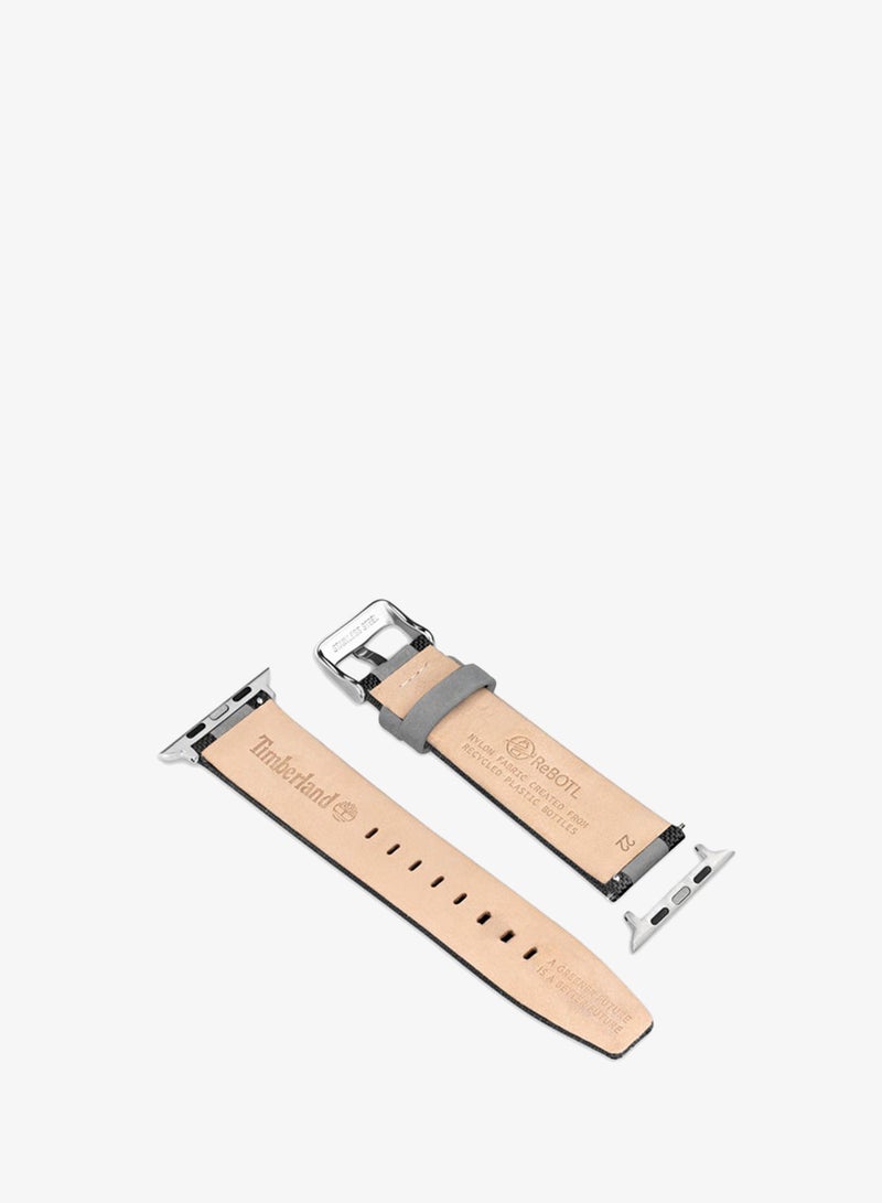 Timberland Arnett Black & Grey ReBOTL Unisex Universal Watch Strap 22mm - TDOUS0001706 - Image 5