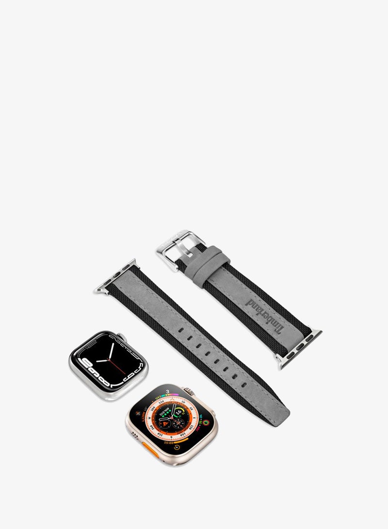 Timberland Arnett Black & Grey ReBOTL Unisex Universal Watch Strap 22mm - TDOUS0001706 - Image 3