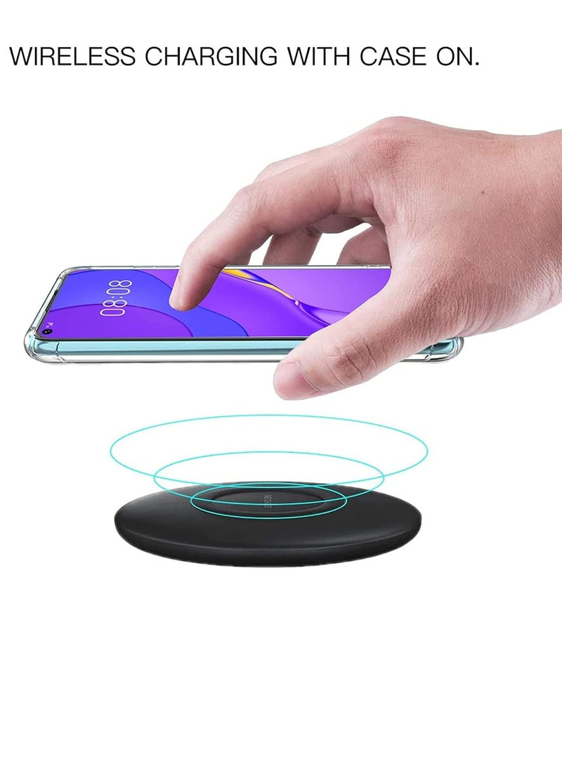 تين تك جراب شفاف بزوايا مضادة للصدمات من البولي يوريثين المقاوم للحرارة لموبايل هواوي نوفا 7 اس اي /Nova 7SE   Huawei من تين تك – شفاف - Image 3