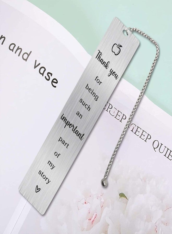 Jzxwan Thank You Bookmark Gifts for Women Men, Personalized Teacher Appreciation Gift, Bookmark Keepsake for Teacher, Birthday Gifts for Mentor, Gifts for Women Thank You - Image 5