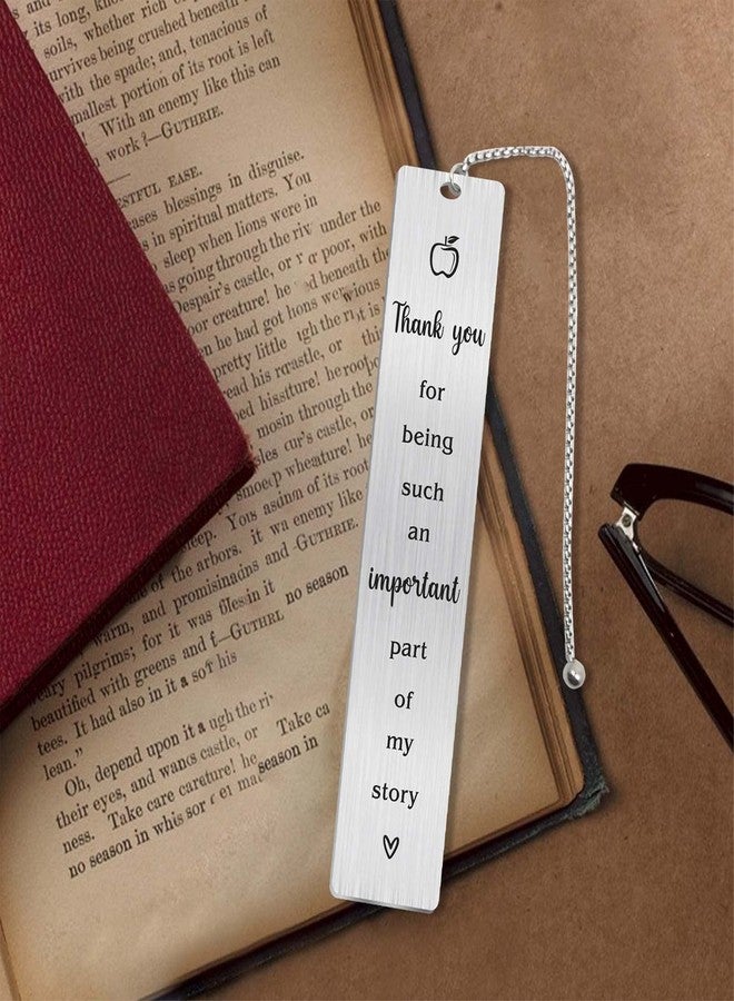 Jzxwan Thank You Bookmark Gifts for Women Men, Personalized Teacher Appreciation Gift, Bookmark Keepsake for Teacher, Birthday Gifts for Mentor, Gifts for Women Thank You - Image 4