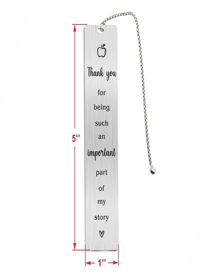 Jzxwan Thank You Bookmark Gifts for Women Men, Personalized Teacher Appreciation Gift, Bookmark Keepsake for Teacher, Birthday Gifts for Mentor, Gifts for Women Thank You - Image 2