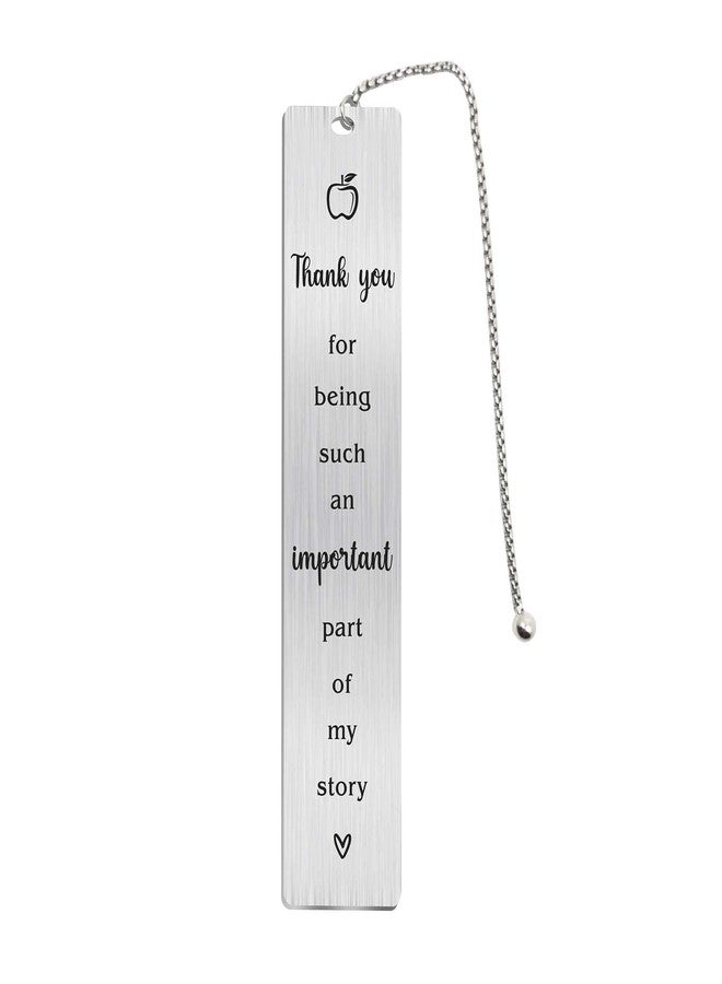 Jzxwan Thank You Bookmark Gifts for Women Men, Personalized Teacher Appreciation Gift, Bookmark Keepsake for Teacher, Birthday Gifts for Mentor, Gifts for Women Thank You - Image 1