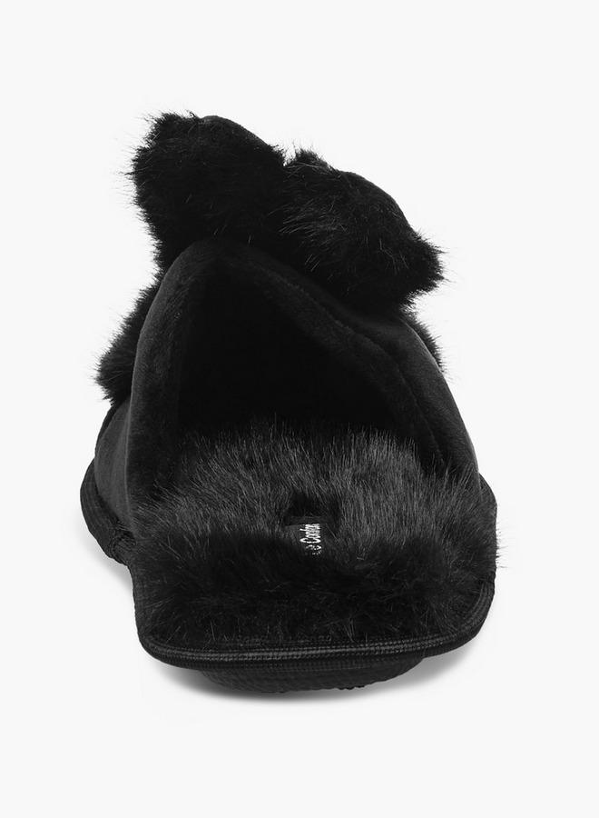 Le Confort Women Bunny Ear Applique Bedroom Slides - Image 4