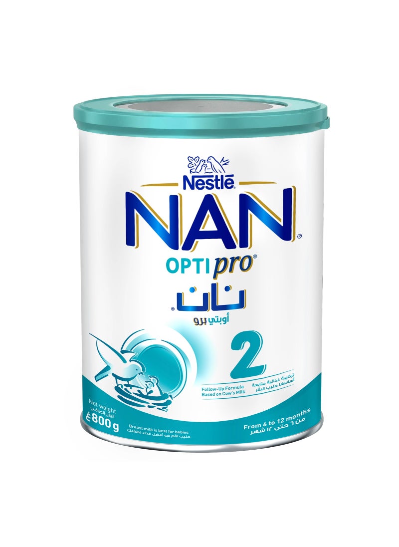 Nan Optipro Stage 2 Follow Up Formula 6 To 12 Months 800g  - Image 2