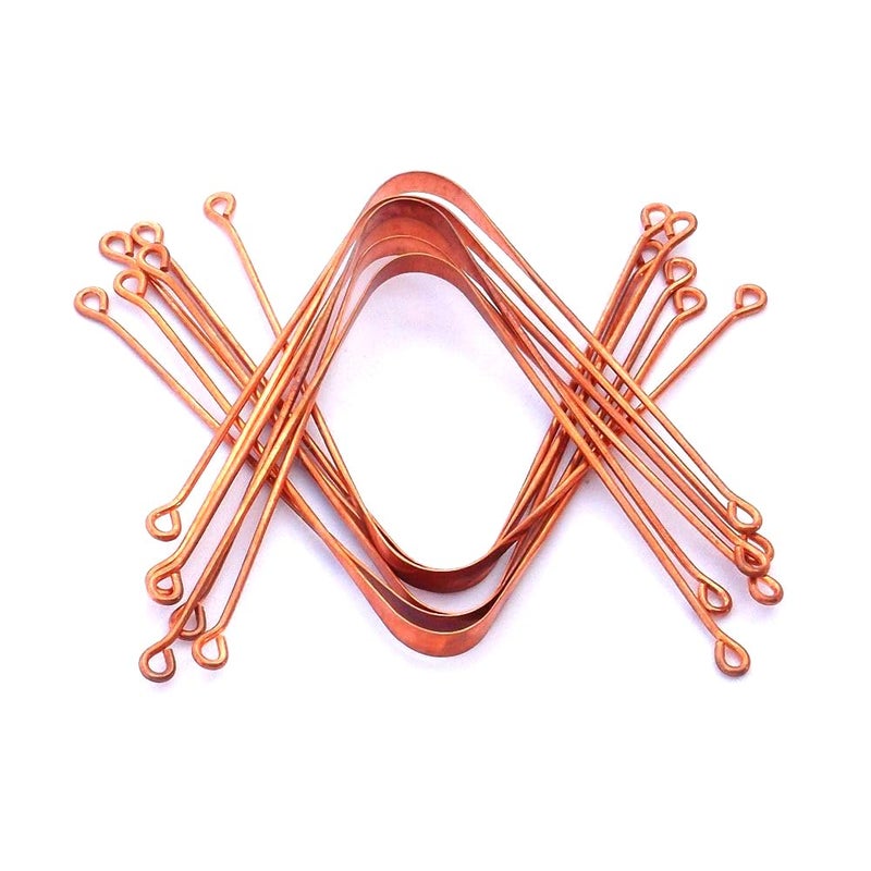 SoulGenie HealthAndYoga qSwipe Lite Copper Tongue Cleaners Pack of 12 Prevents Bad breath Improves taste Flexible Curved ends provide good grip Complete Oral CareHygiene for TravelOfficeHome