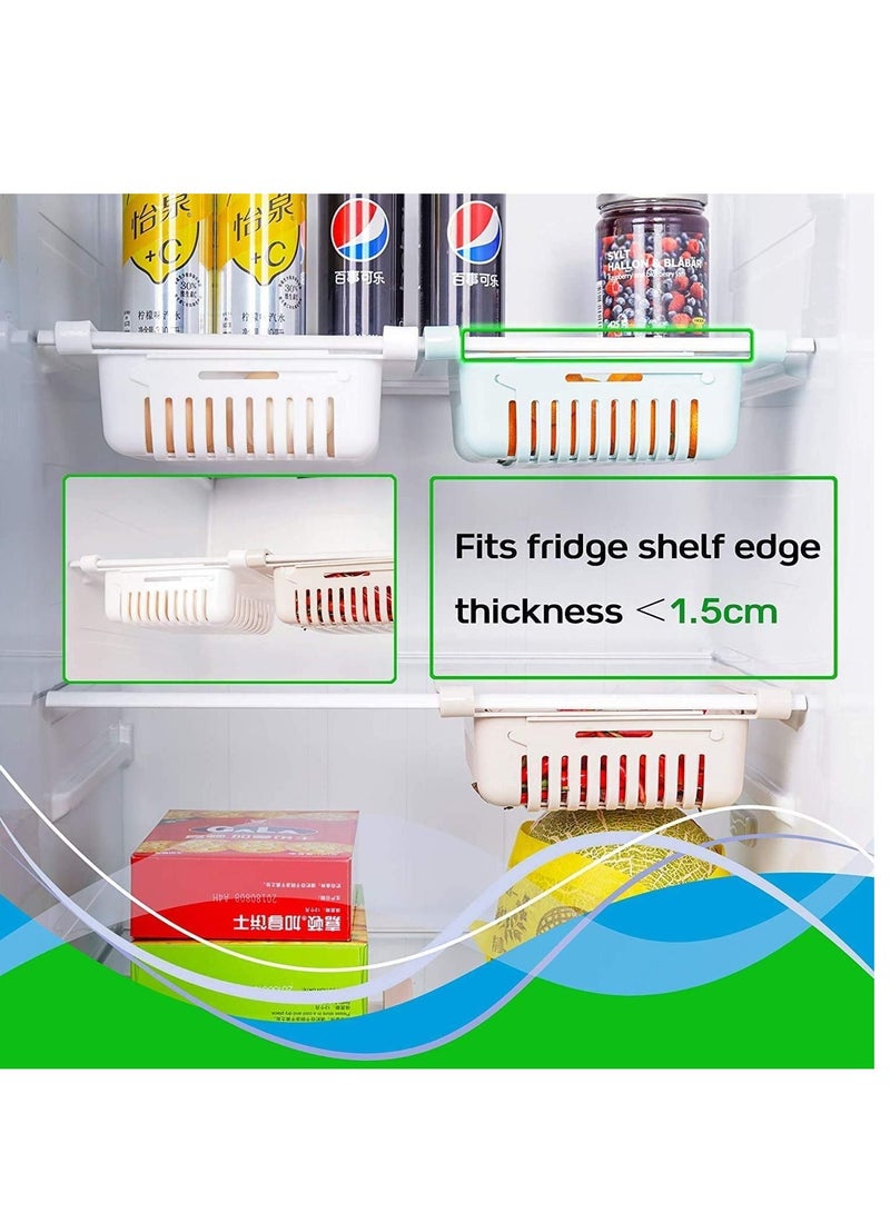 Refrigerator Storage Box Food Fresh-keeping Classified Organizer Container Basket Fridge Shelf Holder Brown - Image 4