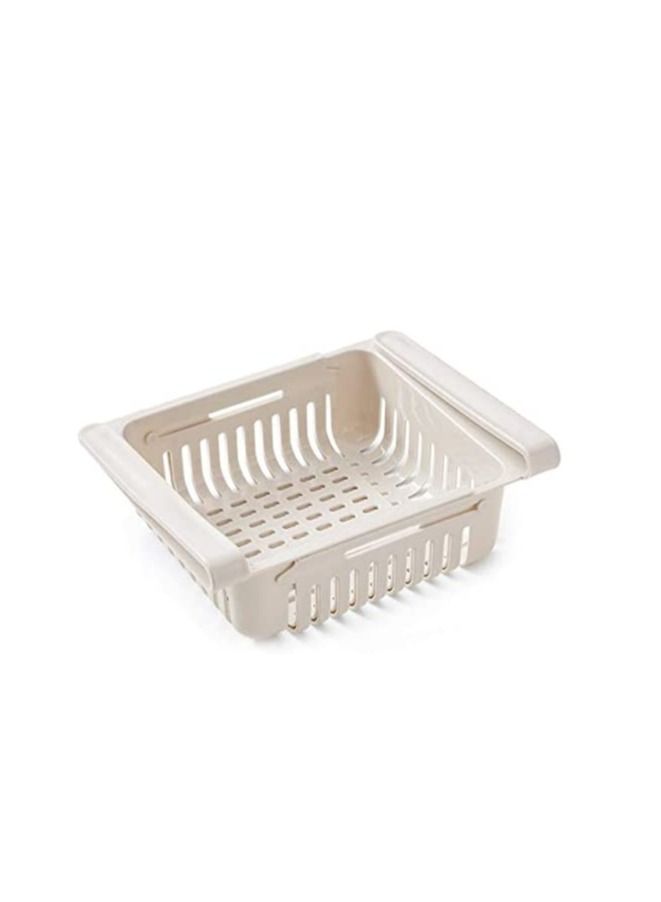 Refrigerator Storage Box Food Fresh-keeping Classified Organizer Container Basket Fridge Shelf Holder Brown - Image 1