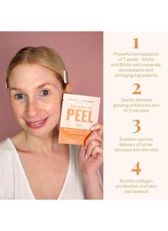 WRINKLES SCHMINKLES Liquid Polishing Peel for Face, Skin Exfoliating Resurfacing Pads, 5 Count (5x3ml)  - Image 3