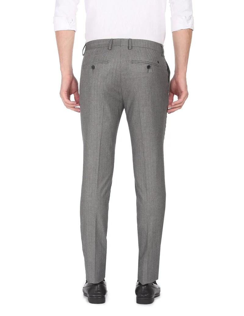 Arrow Grey ARADTR2027 ME. GREY Mens Trousers for Men | Best Price UAE