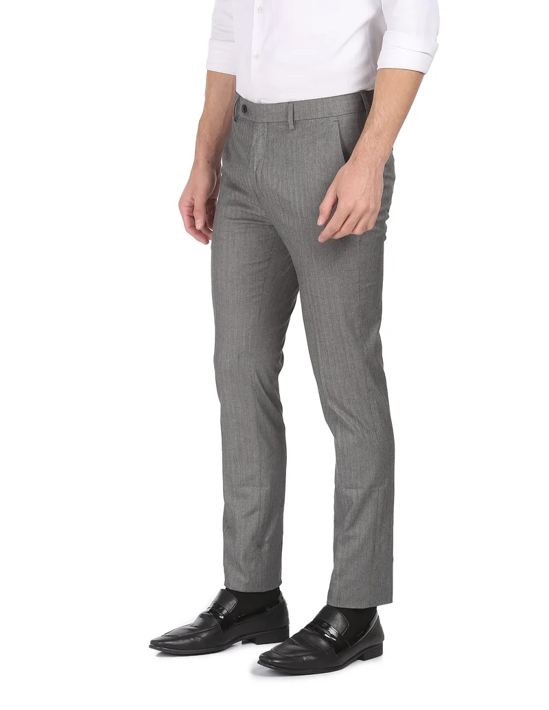 Arrow Grey ARADTR2027 ME. GREY Mens Trousers for Men | Best Price UAE