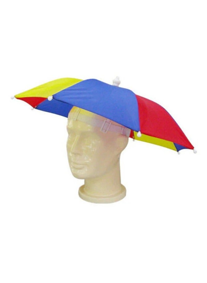 Hello Hands-Free Multicolor HatUmbrella - Image 1