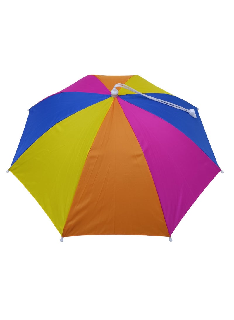 Hello Hands-Free Multicolor HatUmbrella - Image 2