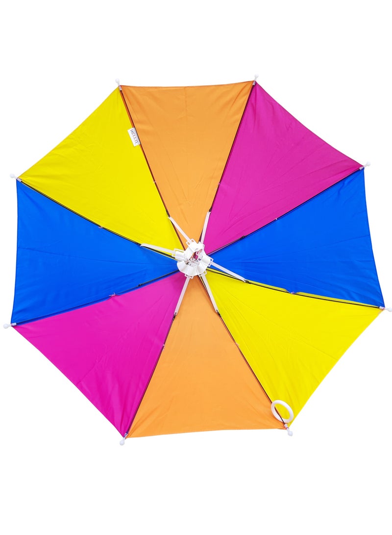 Hello Hands-Free Multicolor HatUmbrella - Image 3