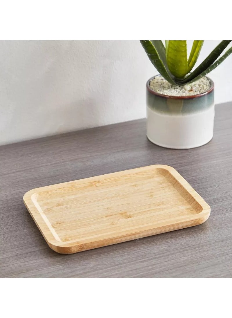 Home Box - Bamboo Rectangular Tray - Small - Image 1