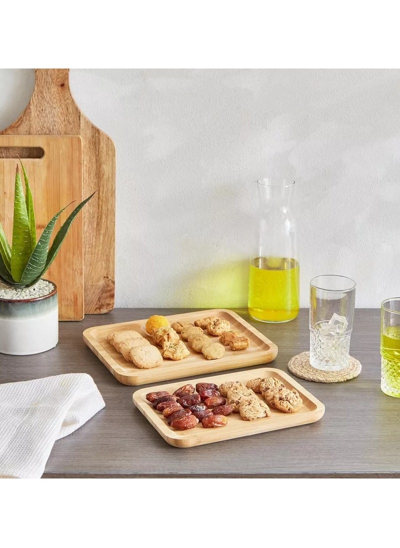 Home Box - Bamboo Rectangular Tray - Small - Image 1