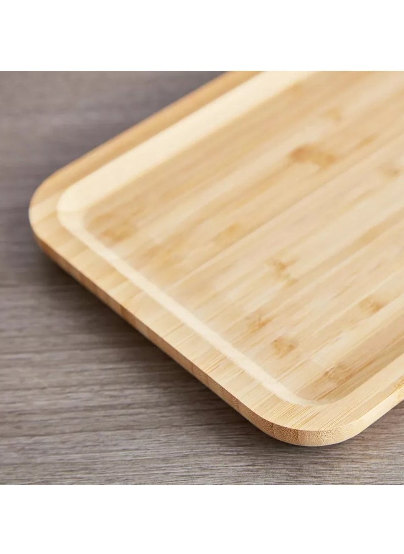 Home Box - Bamboo Rectangular Tray - Small - Image 1