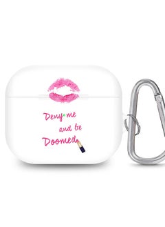 StylePods Case for Airpods 3rd Gen Case With Anti-Lost Keychain - Raining Lipsticks