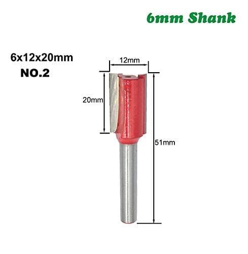 HELLARO 12pcs 6mm Shank Router Bit Set Trimming Straight Corner Beading Bits for Wood Milling Cutter Carbide Cutting Woodwork Tool  - Image 3