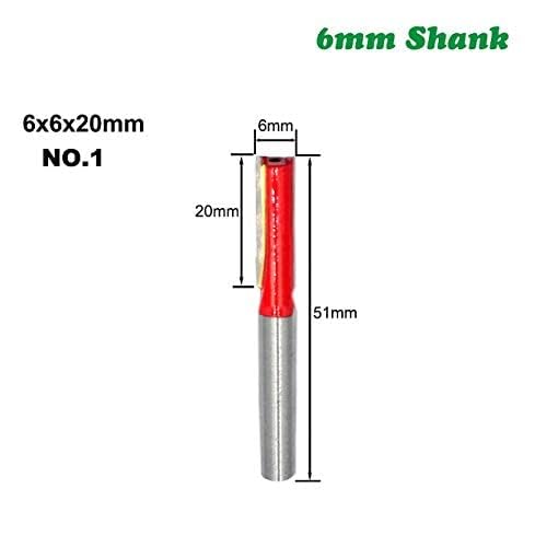 HELLARO 12pcs 6mm Shank Router Bit Set Trimming Straight Corner Beading Bits for Wood Milling Cutter Carbide Cutting Woodwork Tool  - Image 2