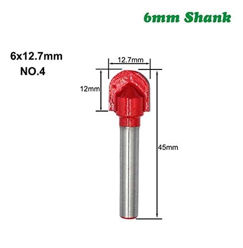 HELLARO 12pcs 6mm Shank Router Bit Set Trimming Straight Corner Beading Bits for Wood Milling Cutter Carbide Cutting Woodwork Tool  - Image 5