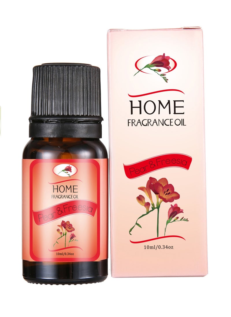 Generic 1-Piece 10ML Essential Oil For Air Humidifier,Flavors Aroma Diffuser Natural Plant Oil,Plant Fragrance Use For Air Fresh or Relieve Stress,Fragrance Pear&Freesia  - Image 1