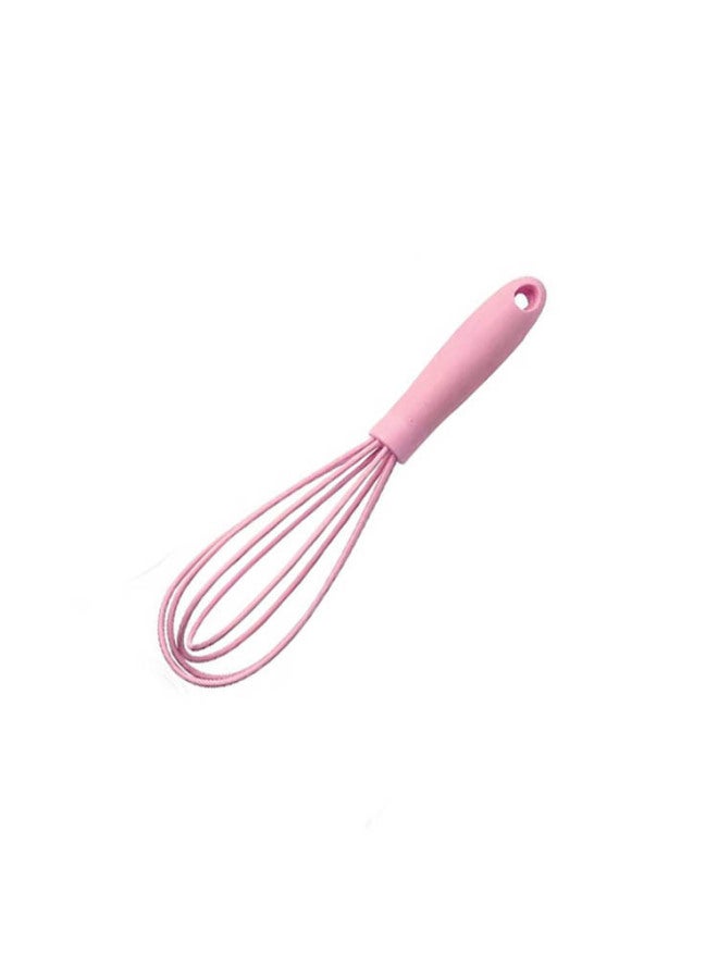 6 Inch Silicone Egg Beater Egg Cream Beater Mini Kids Kitchen Baking Tools-Color:Red - Image 5