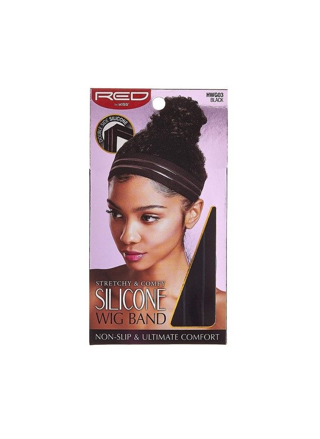 Red by Kiss Wig Band Nonslip & Ultimate Comfort (Silicone)  - Image 1