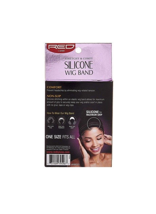 Red by Kiss Wig Band Nonslip & Ultimate Comfort (Silicone)  - Image 3