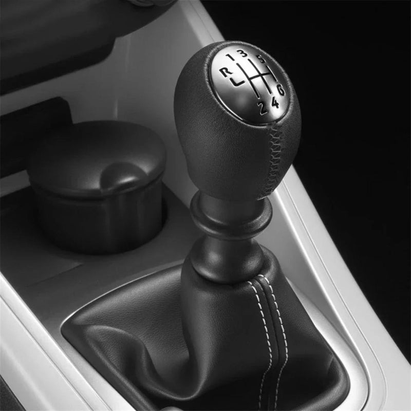 Shift Knob Adapter 2Pcs White Corrosion-Resistant Finish Ergonomic Anti-Fatigue Design Shift Lever Knob - Quick Tool-Free Installation Interior Shift Knob Adapter for Renault Laguna II 2001-2008 6-Spe - Image 3