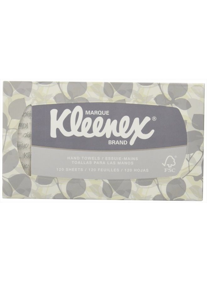 Kimberly-Clark KLEENEX Pop-Up Box Hand Towels, Paper, 9 x 10-1/2, 120/pack  - Image 1
