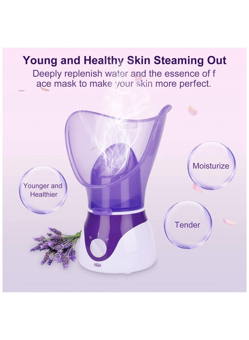 Maanys Facial Steamer,Home Facial Suana for Deep Cleaning Skin Moisturizing Sauna Spa Steamer, 50ml Water Tank, Facial Mask, Nasal Mask, ideal for Skin care - Image 3