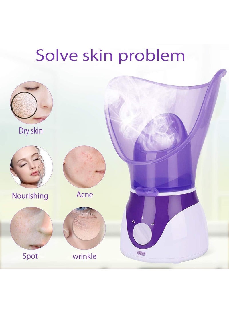 Maanys Facial Steamer,Home Facial Suana for Deep Cleaning Skin Moisturizing Sauna Spa Steamer, 50ml Water Tank, Facial Mask, Nasal Mask, ideal for Skin care - Image 4