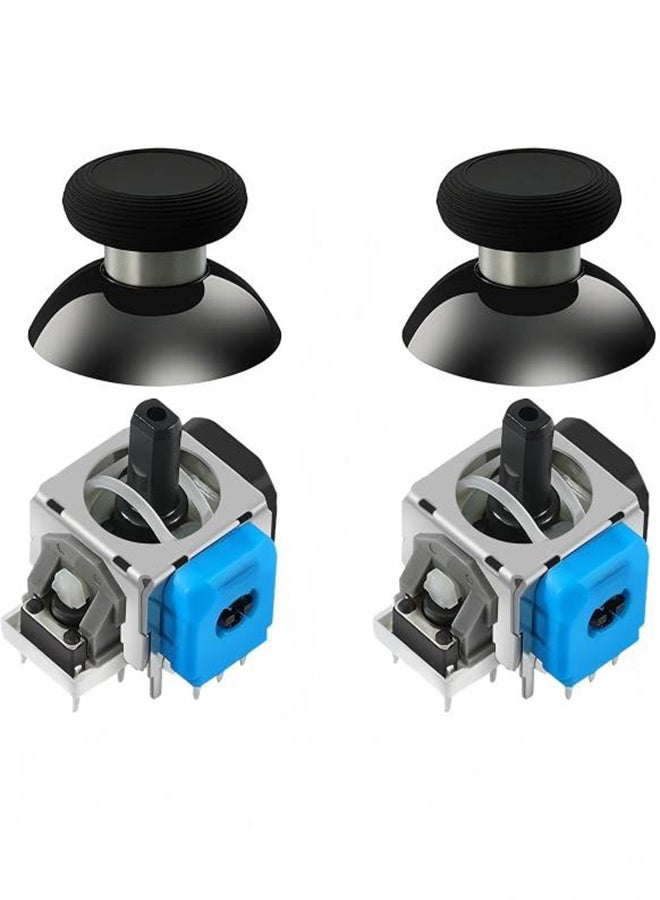 GuliKit TMR Electromagnetic Joysticks for DualShock PS4 Controller, Stick Replacement Accessories for Playstation 4 Controller, Thumbstick Caps included - Image 1