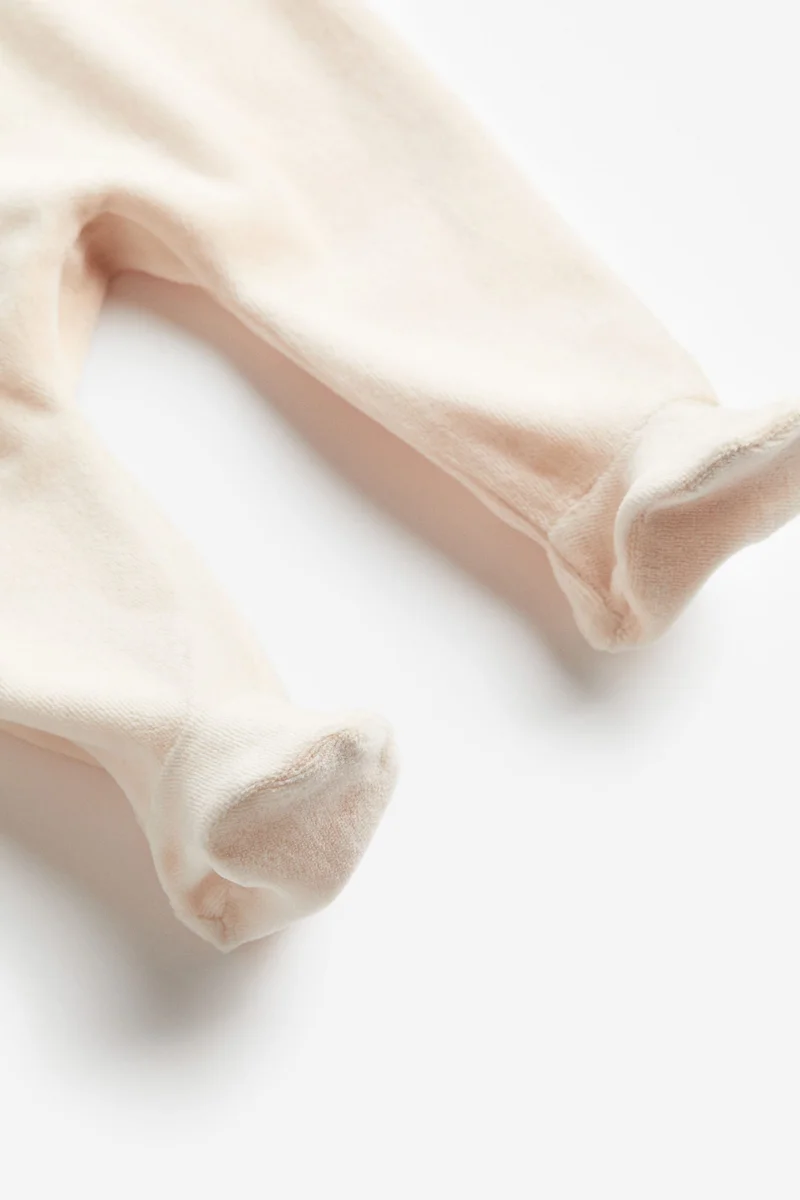 H&M Bodysuit and velour romper suit