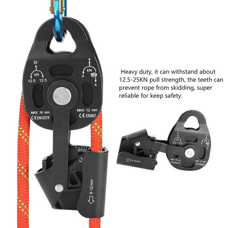 Magnalium Alloy Heavy Duty Single Swivel Pulley Block Rescue Safety Equipment - Image 5