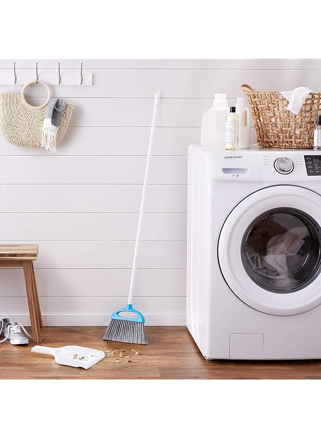 erorex Dustpan Broom Set Blue And White - Image 2