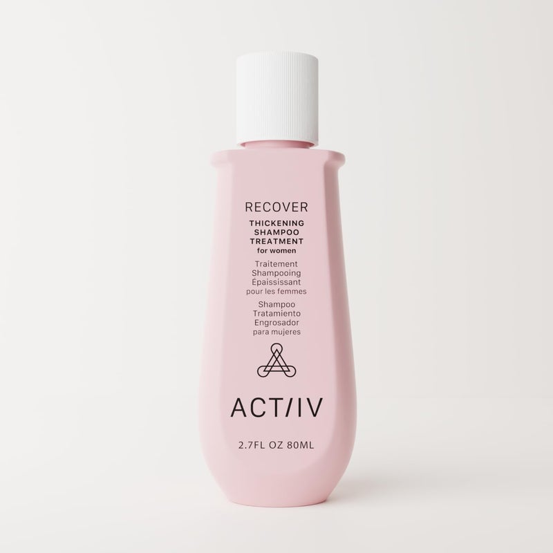 ACTIIV Recover Thickening Shampoo Treatment For Women | Supports the Appearance of Fuller, Healthier-Looking Hair, Supports Scalp Health, Plant-Based, Color-Safe, Vegan, All Hair Types, 80 mL / 2.7 oz - Image 2