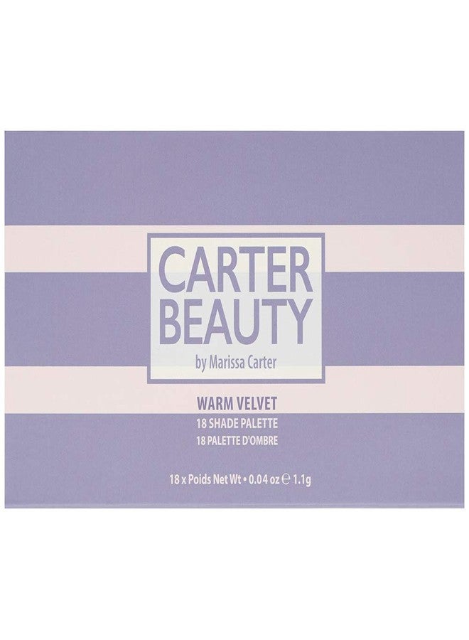 Carter Beauty by Marissa Carter 18 Shade Eyeshadow Palette | Long Lasting Eye Shadow Makeup | Shimmer & Matte Vibrant Colors (Warm Velvet) - Image 3