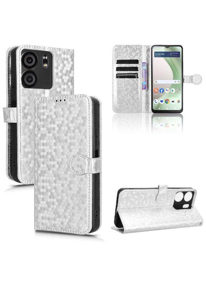 erorex Case For BLU View 5 Honeycomb Dot Texture Leather Phone Case  - Image 1